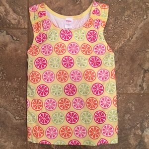 Gymboree Citrus tank top girls size 9